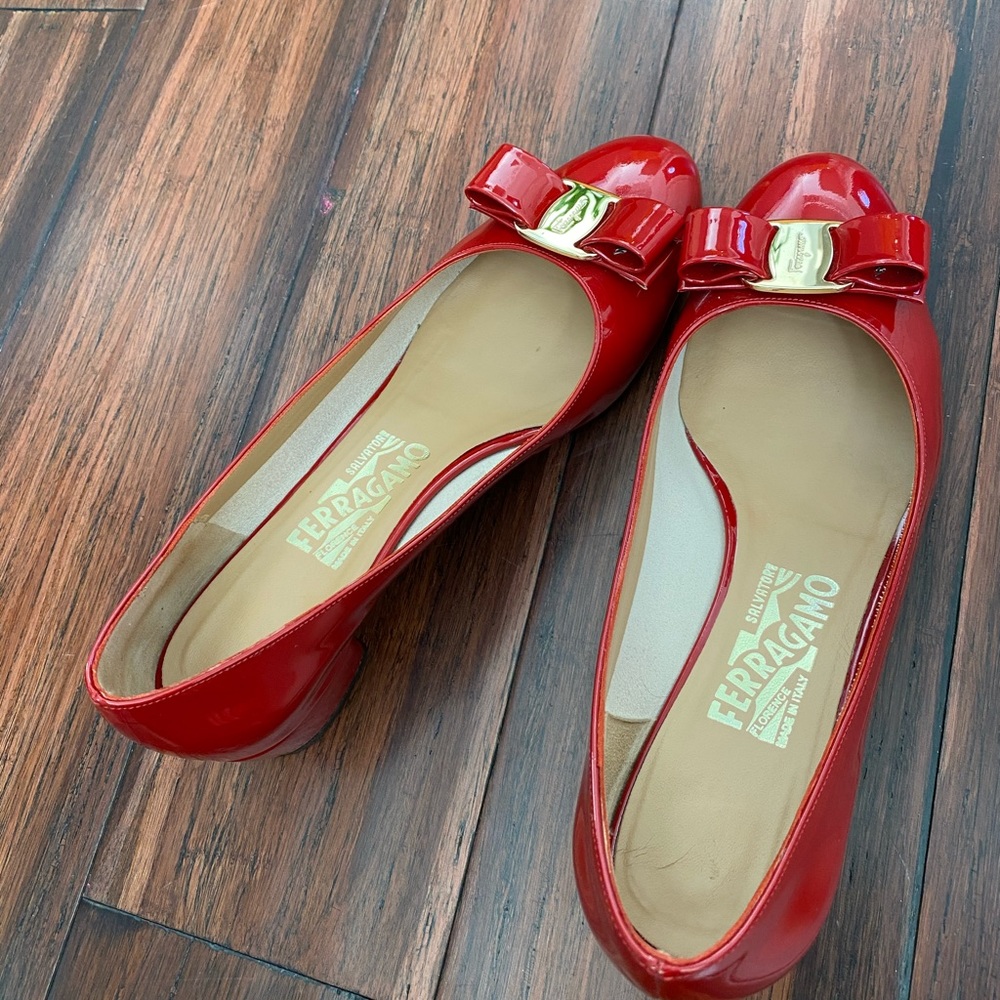 Ferragamo red classics